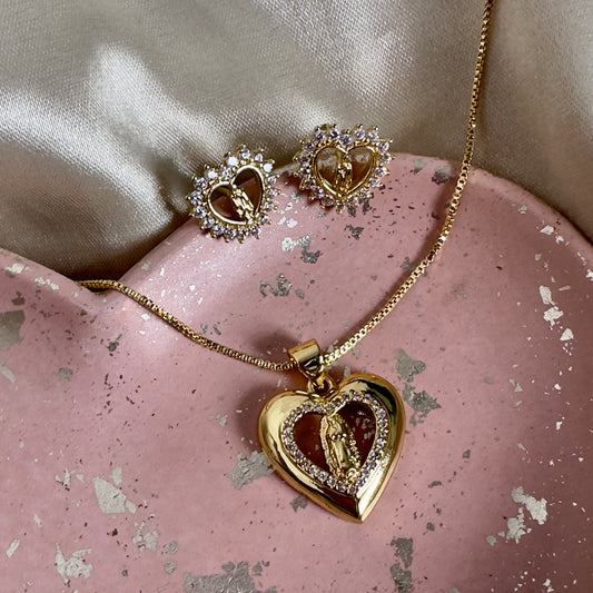 Set virgen corazón