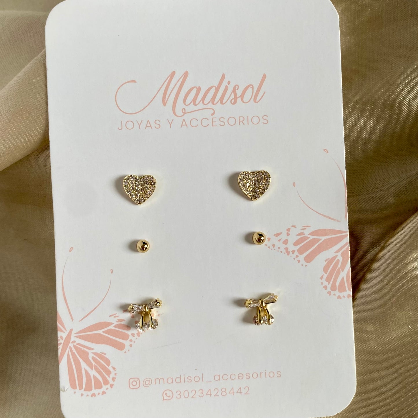 Set lazos y corazones