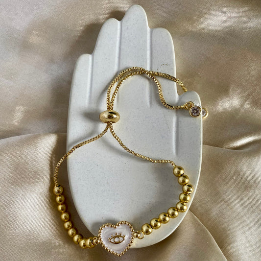Pulsera balines ojo turco
