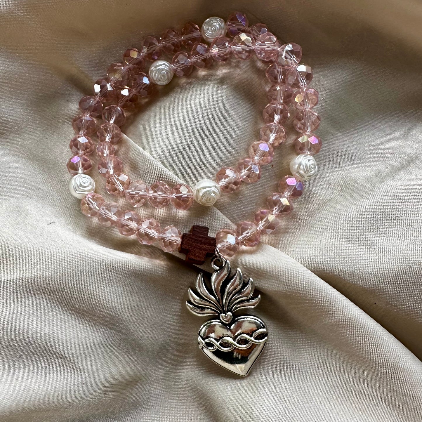 Rosario Rosa sagrado corazón