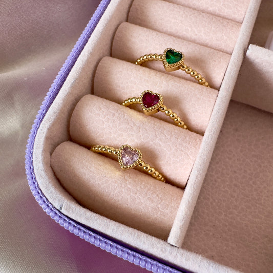 Anillo mini corazón