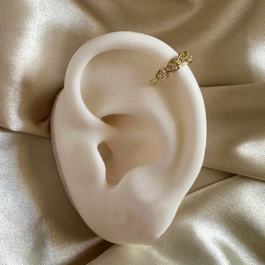 Earcuff corazones
