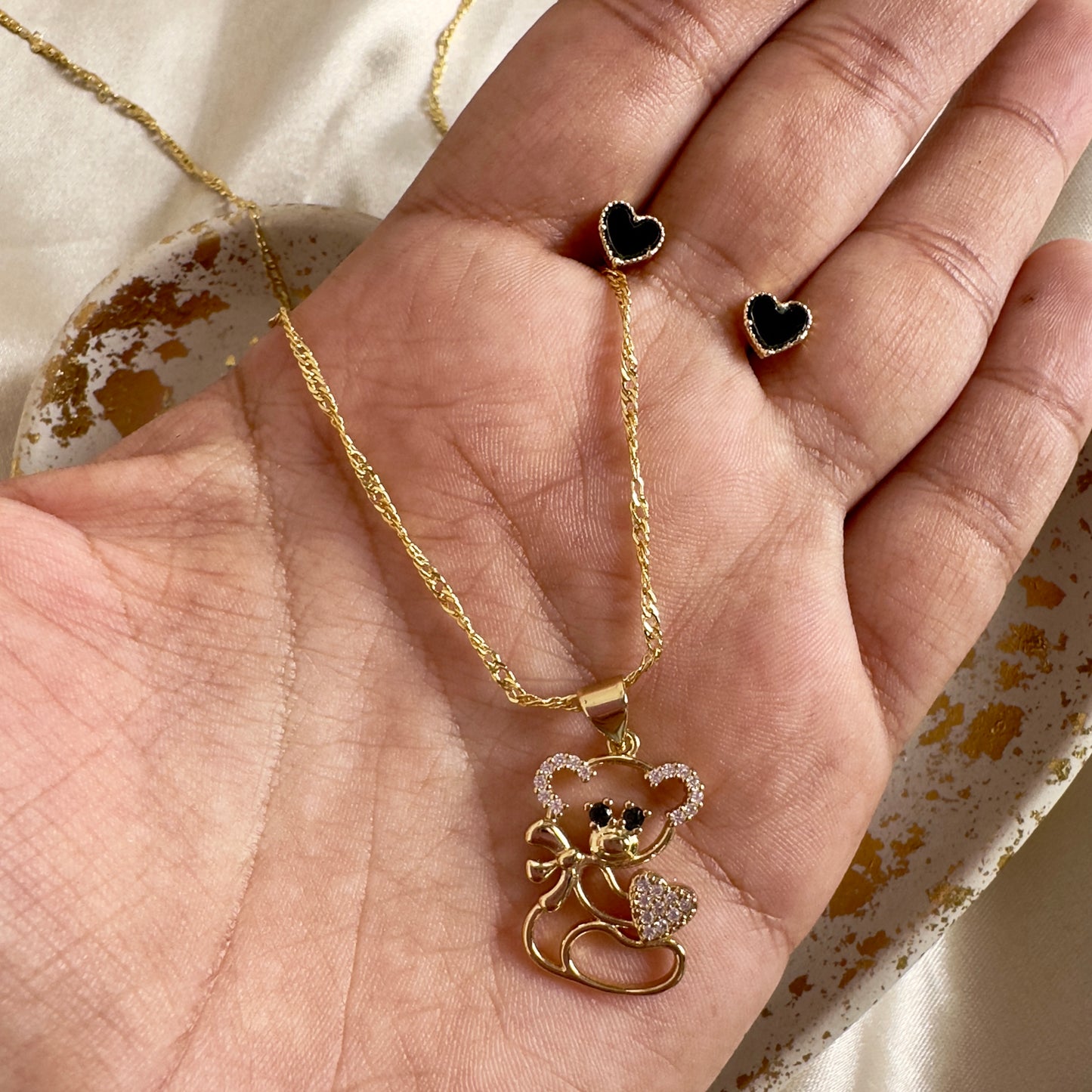 Set oso ojitos negros