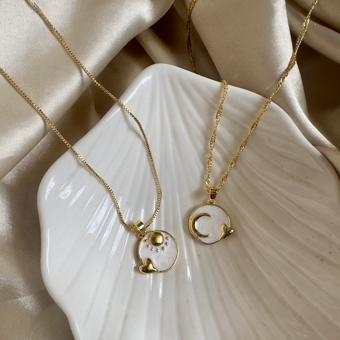 Cadenas sol luna ✨